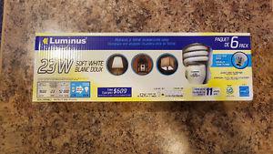 Luminus 6 pack 23W CFL Bulbs