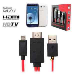 MHL HDMI Cable for Samsung Galaxy SIII S3 S4 S5 S6 S7