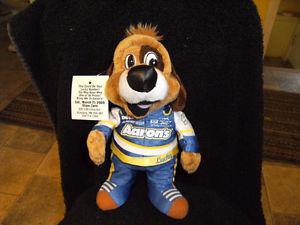 NASCAR AARON'S LUCKY DOG PLUSH BEAR