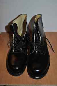 New in Box Black Leather Parade Boots