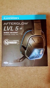 PS4 AFTERGLOW LVL 5+ HEADSET