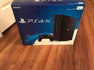 PS4 Pro 1TB plus two gamepads