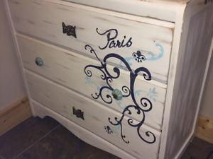 Paris Themed Dresser