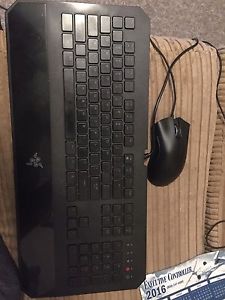 Razer keyboard & mouse for sale