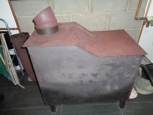 Sheet Metal Stove,wood burning,suitable for a workshop or