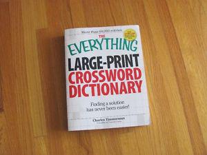 The Everything Large Print Crossword Dictionary