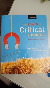 The Power of Critical Thinking - Third Canadian Edition