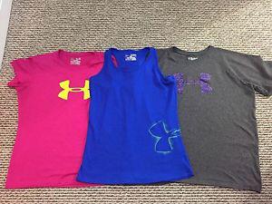 Under Armour youth XL shirts and tank