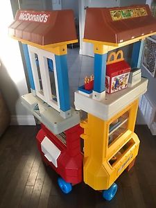 Vintage  McDonald's Drive Thru Restaurant