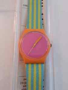 Vintage colorful Swatch watch