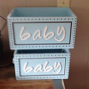 WOODEN BABY BOXES