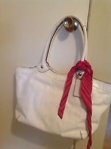 Wanted: White leather Coach purse
