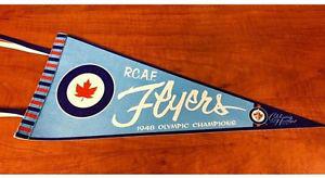 Wanted: Winnipeg Jets  Olympic Champions Pennant
