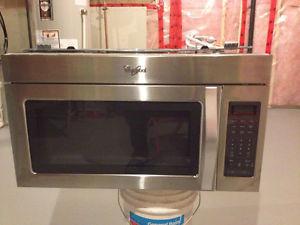 Whirlpool Microwave Hood Combination with Two-Speed Fan in