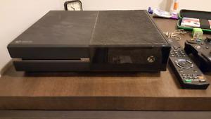 Xbox one with all wires and cords plus 4 games