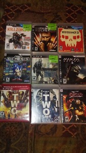 playstation3 with 3 remotes&16 games