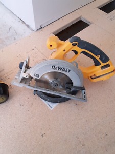 , skillsaw and 3 speed hammer drilll