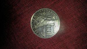 100 franc sterling silver Casino De Monte Carlo coin