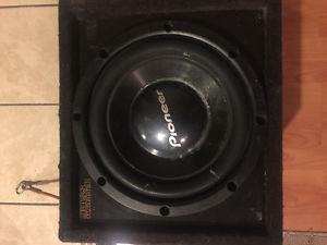 12' sub woofer in box