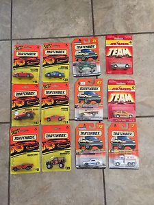 12 toy cars from the 90's