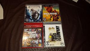 3-PS3 Games $10 each