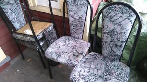 4 chairs for kitchen table or camp chairs