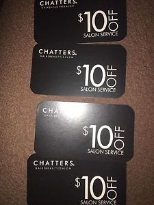 $40 off service at Chatters. Expires the end of March.