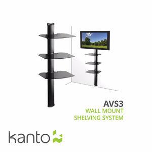 AVS3 media shelving system