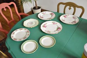 Antique China Plates from Various Sets