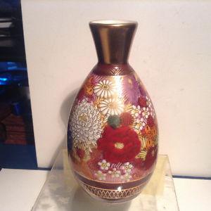 Antique Satsuma Millefiori Mantle Vases Flowers Decoration