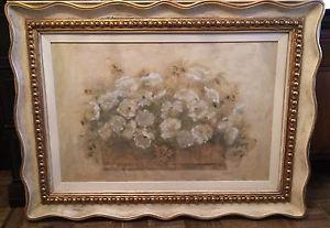 Bombay Company Framed Art "White Floral Bouquet"