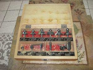 Box of Craftsman Router Bits