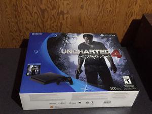 Brand New Playstation GB with Unchartered 4