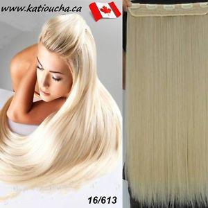 Clip in hair extension,Straight hair,60 cm, 24", Color
