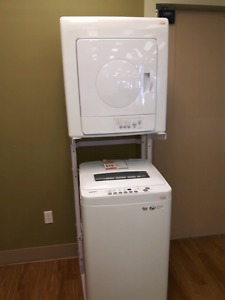 Compact washer/dryer with stand!