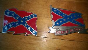 Confederate flag belt buckles