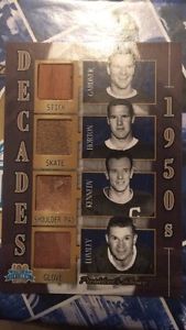 Decades  leafs hockey card
