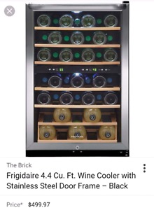 Dual temp wine fridge