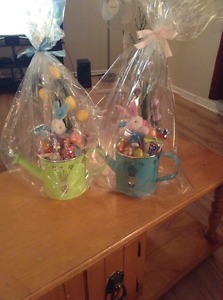 Easter watering can baskets