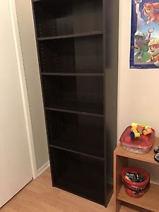 Espresso bookshelf