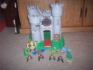 Fisher Price Castle and misc
