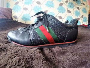 Gucci Sl73 Gg Embossed Leather Sneaker