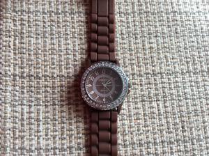 Ladies brown watch