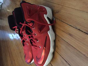Lebron 13's Red/White Colorway