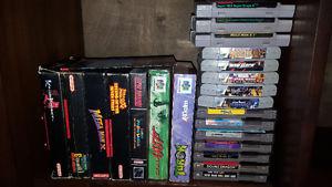 Lots of Nintendo NES/SNES/N64/Wii Games
