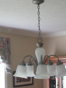 Matching ceiling lights, like new.