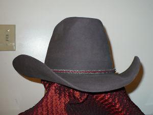 Men's 5X Brown Fur Felt Cowboy Hat