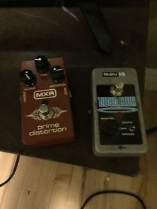 Mxr prime distortion and EHX holy grail