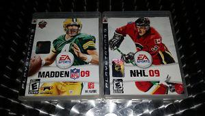 NHL 09 & NFL 09