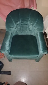 Ocean blue chair